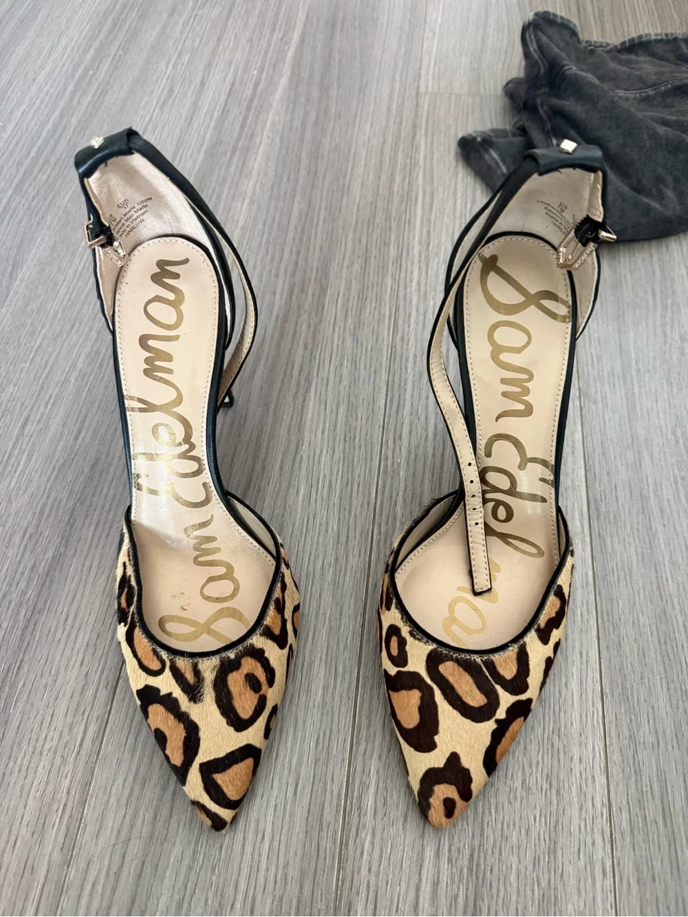 Sam Edelman leopard heels